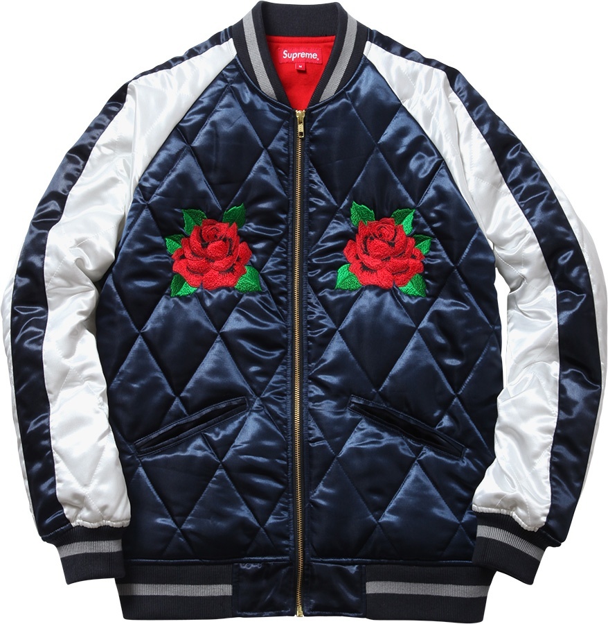 Quilted Satin Bomber view 4
